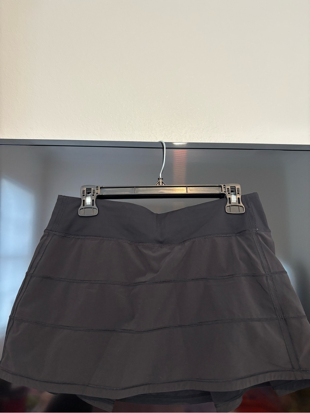 Black Lululemon Pace Rival Skirt